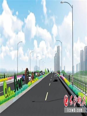 长沙芙蓉中路八一桥等五桥年内完成立体绿化
